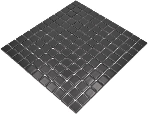 Carreau de mosaïque Céramique NOIR MATTE Carreaux muraux Cuisine MOS18-0311_f