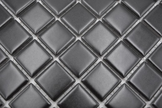 Carreau de mosaïque Céramique NOIR MATTE Carreaux muraux Cuisine MOS18-0311_f
