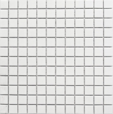 Mosaïque céramique DOS DE DOUCHE BLANC BRILLANT Carrelage de salle de bains Dos de cuisine MOS18D-0101_f