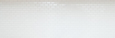 Mosaïque Carreau céramique Brick blanc mat Revêtement de baignoire MOS24-03WM_f
