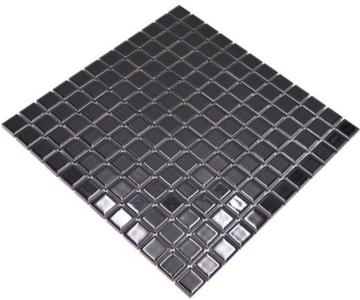 Carreau de mosaïque NUIT NOIR BRILLANT Dos de cuisine anti-éclaboussures MOS18D-0301_f