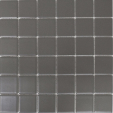 Carreau de mosaïque Céramique gris métal mat Carrelage de fond de cuisine MOS16B-0211_f