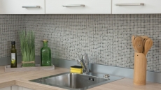 Mosaïque ECO GLAS Enamel cream mat MOS140-03C_f | 10 Tapis de mosaïque
