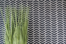 Mosaïque ECO GLAS chevron enamel noir mat MOS140-HB31B_f | 10 Tapis de mosaïque