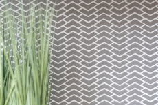 Mosaïque ECO GLAS chevron enamel gris brun mat MOS140-HB35G_f | 10 Tapis de mosaïque
