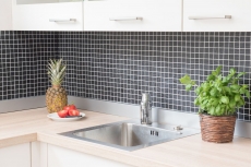 Carreau de mosaïque ECO GLAS noir anthracite MOS360-03_f | 10 Tapis de mosaïque