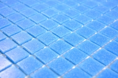 Carreau mosaïque verre bleu Carreaux muraux Carreaux de salle de bain Dos de douche Miroir MOS200-A14-N_f | 10 Tapis de mosaïque