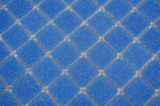 Carreau mosaïque en verre bleu foncé Carreaux muraux Carreaux de salle de bain Dossier de douche Miroir MOS200-A15-N_f | 10 Tapis de mosaïque