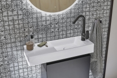 Mosaïque rétro vintage gris translucide Mosaïque de verre Crystal GERMANY MOS68-Retro-G_f | 10 tapis de mosaïque