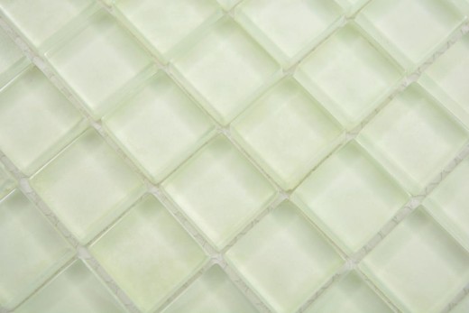 Mosaïque de verre transparent Crystal bleu fluorescent mur carrelage cuisine salle de bain MOS88-0104_f | 10 Tapis de mosaïque