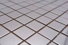 Mosaïque acier inoxydable argenté argenté acier brillant dosseret de cuisine carrelage MOS129-23G_f