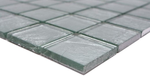 Mosaïque de fond Mosaïque de verre argentée Structure MOS123-8SB26_f