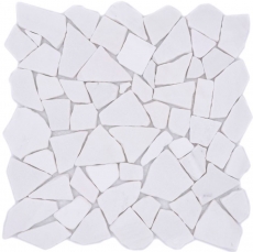 Mosaïque Marbre Pierre naturelle Bruch Ciot blanc MOS44-0102_f