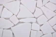 Mosaïque Marbre Pierre naturelle Bruch Ciot blanc MOS44-0102_f