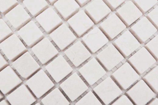 Mosaïque Marbre Pierre naturelle crème Botticino Anticato MOS38-0104_f