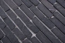 Mosaïque Marbre Pierre naturelle gris anthracite Nero Marquina MOS40-0125_f