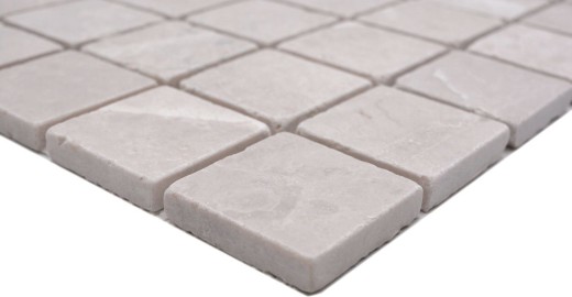 Mosaïque Marbre Pierre naturelle Ivoire Botticino Antique Marble MOS36-0106_f