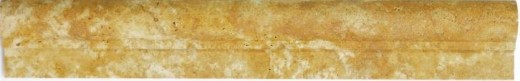 Borde Bordure Travertin Pierre naturelle jaune Profil Ogee1 Gold Antique Travertin MOSProf-51348_f