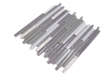 Carreau de mosaïque Translucide Composite blanc Multistick Mosaïque de verre Crystal Artificial blanc MOS86-MS90_f