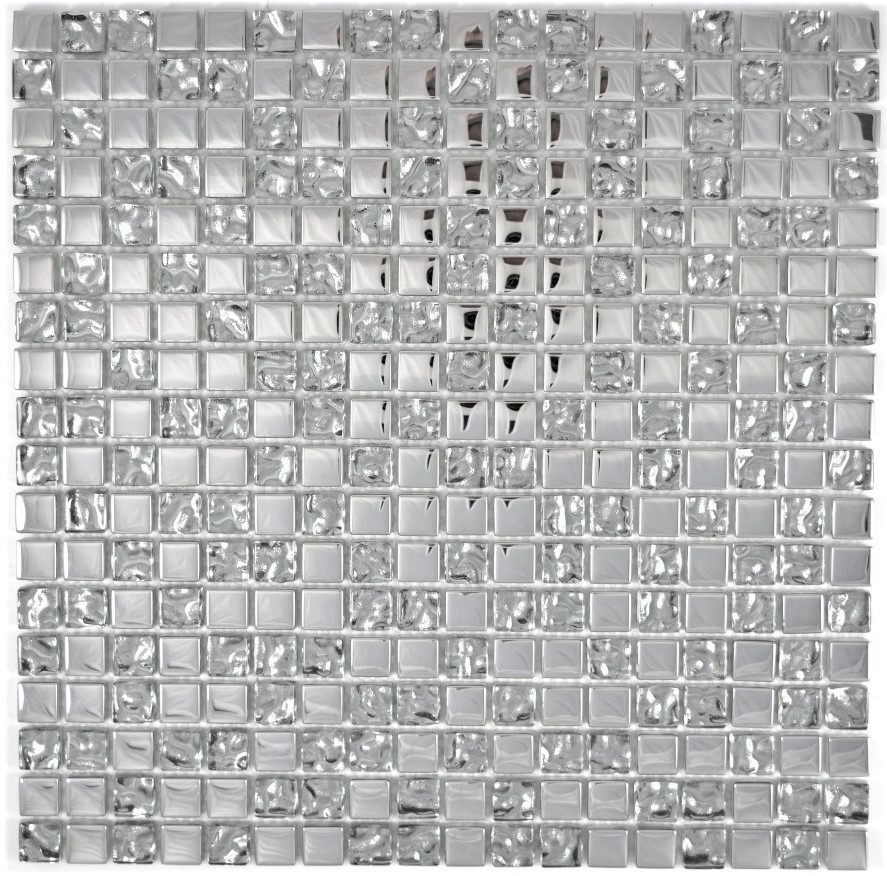 Mosaïque en verre translucide cristal EP doré pour mur, salle