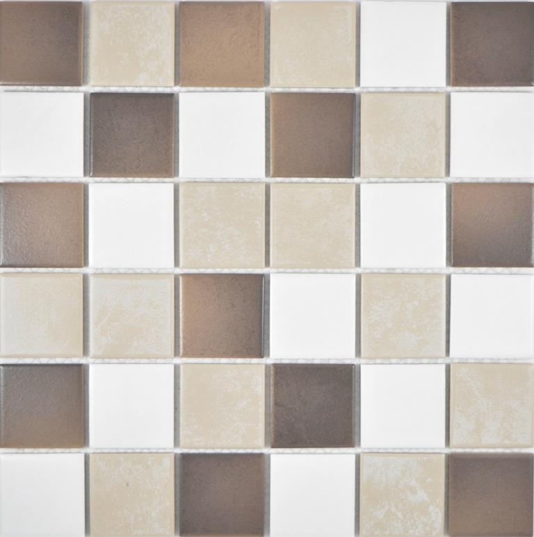 Mosaïque vieux blanc beige marron Carreau mural Carreau de cuisine MOS14-1213_f