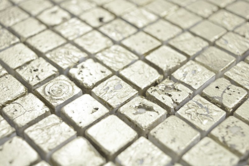 Mosaïque pierre Résine or mur carrelage cuisine salle de bain MOS88-0707_f