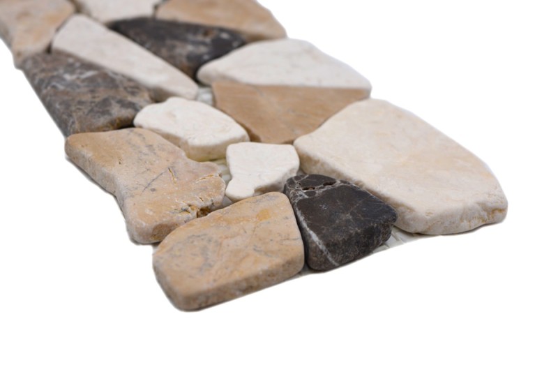 Marbre Bordure Bordure Ciot Castanao Biancone MOSBOR-CB15_f