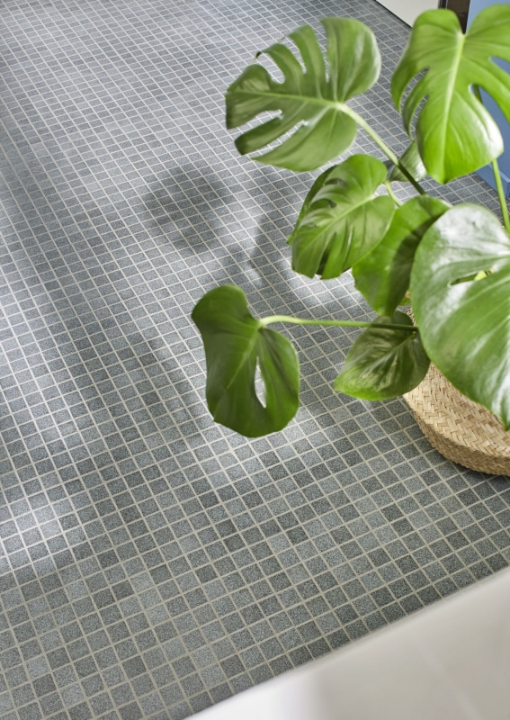 Carreau de mosaïque PLAQUE DE DOUCHE GRIS STEIN MATT MOS18-0208-R10_f