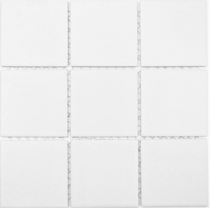 Carreau mosaïque céramique blanc receveur de douche Carreau de sol MOS22-0102-R10_f