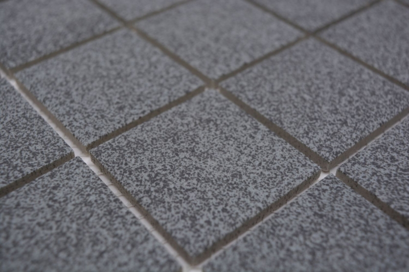 Carreau de mosaïque Céramique gris pierre RÉSISTANT À LENTRAÎNEMENT MOS14-0202-R10_f