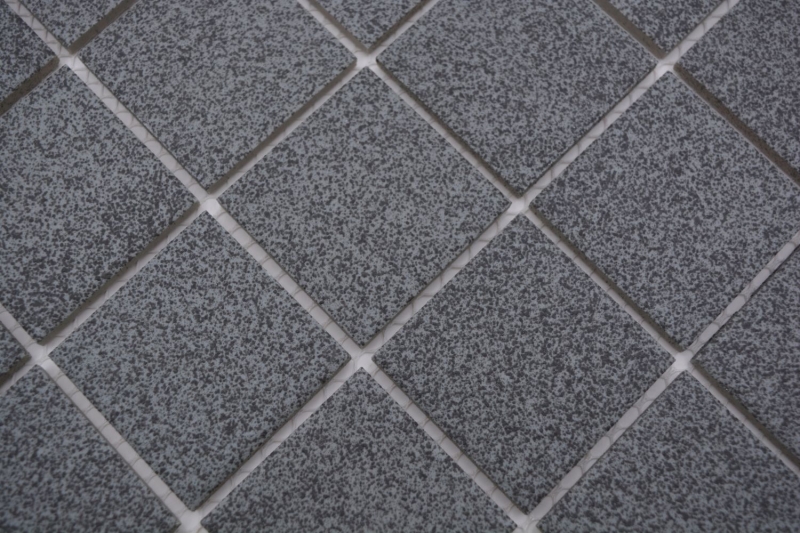 Carreau de mosaïque Céramique gris pierre RÉSISTANT À LENTRAÎNEMENT MOS14-0202-R10_f