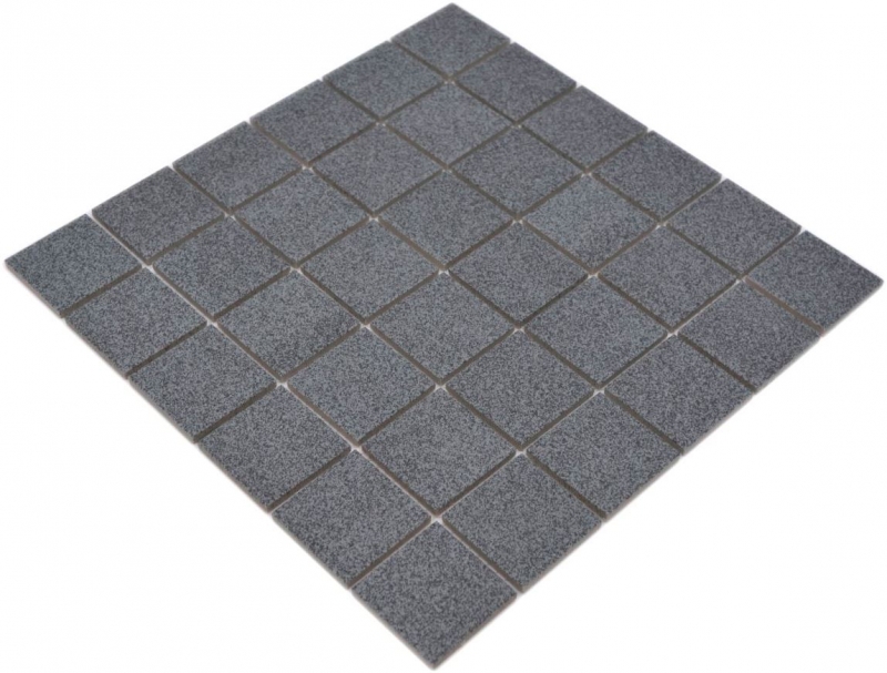 Carreau de mosaïque Céramique gris pierre RÉSISTANT À LENTRAÎNEMENT MOS14-0202-R10_f
