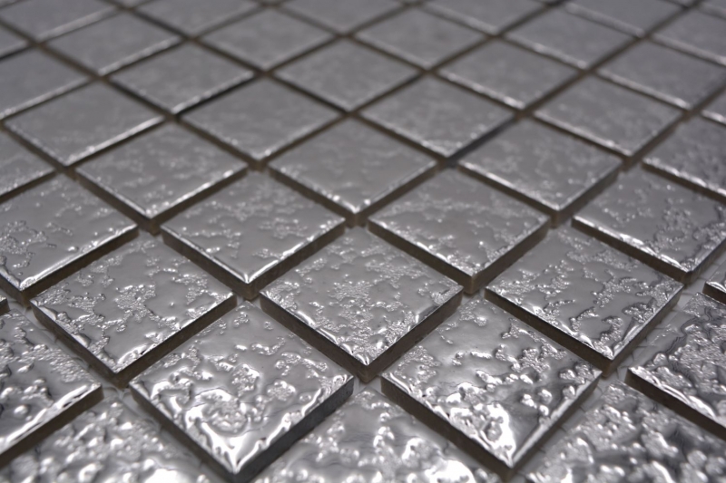 Carreau de mosaïque céramique SILBER structure mur carrelage cuisine MOS18-0207_f
