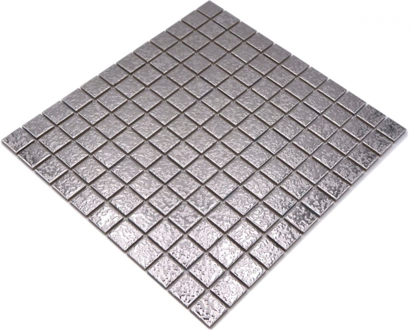 Carreau de mosaïque céramique SILBER structure mur carrelage cuisine MOS18-0207_f