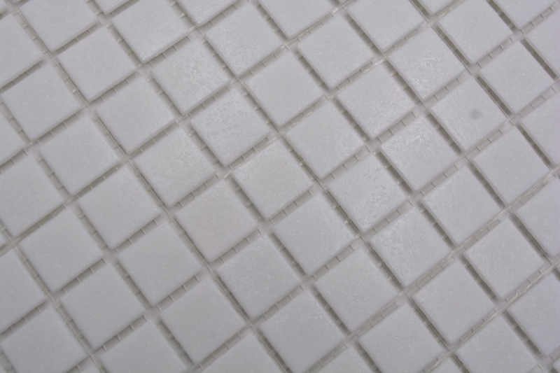 Carreaux mosaïque verre blanc Carreaux mosaïque murale carrelage cuisine salle de bain MOS50-0101_f