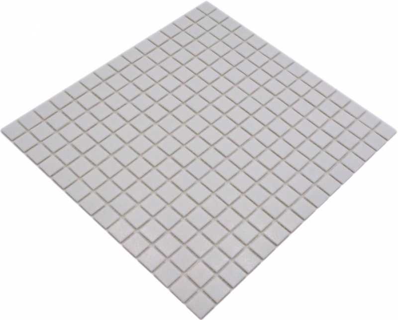 Carreaux mosaïque verre blanc Carreaux mosaïque murale carrelage cuisine salle de bain MOS50-0101_f