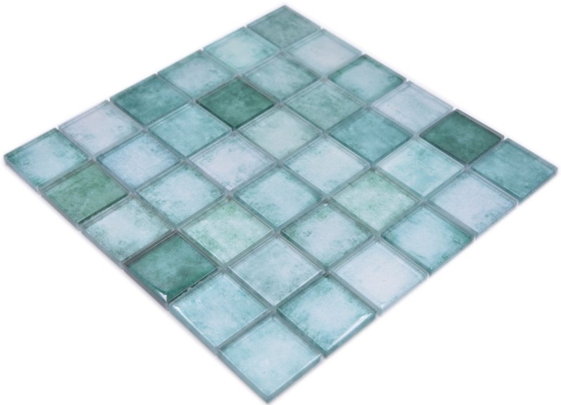 Carré Crystal mix vert Carreau de mosaïque murale Carrelage cuisine salle de bain MOS88-0050_f