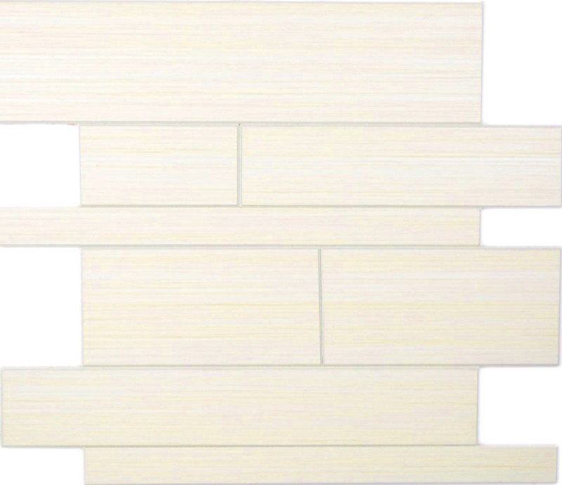 Panneau mural autocollant aspect bois Wood White dosseret de cuisine carrelage - MOS200-53WWL_f