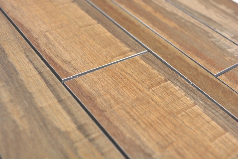 Panneau mural autocollant aspect bois Wood brun dosseret de cuisine carrelage - MOS200-58WRS_f