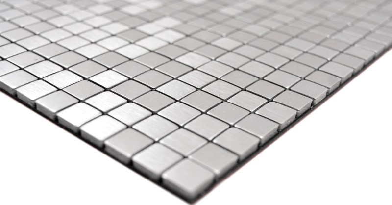 Carré Alu Silver Silk Brushed MOS200-L5S_f