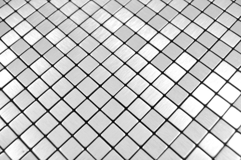 Carré Alu Silver Silk Brushed MOS200-L5S_f