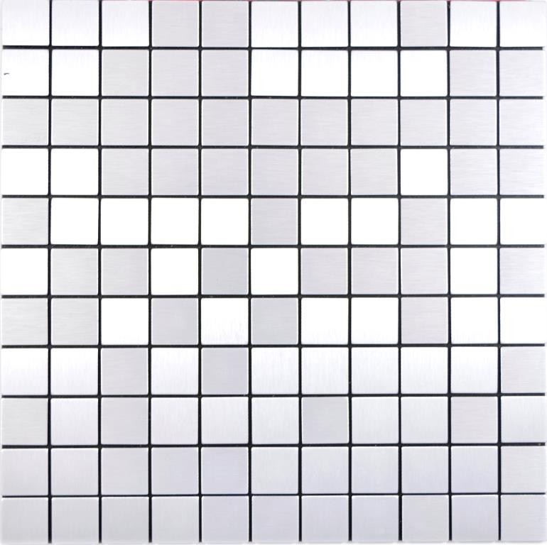 Carré Alu Silver Silk Brushed MOS200-L7S_f