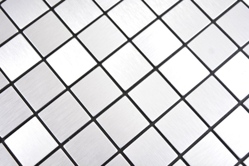 Carré Alu Silver Silk Brushed MOS200-L7S_f