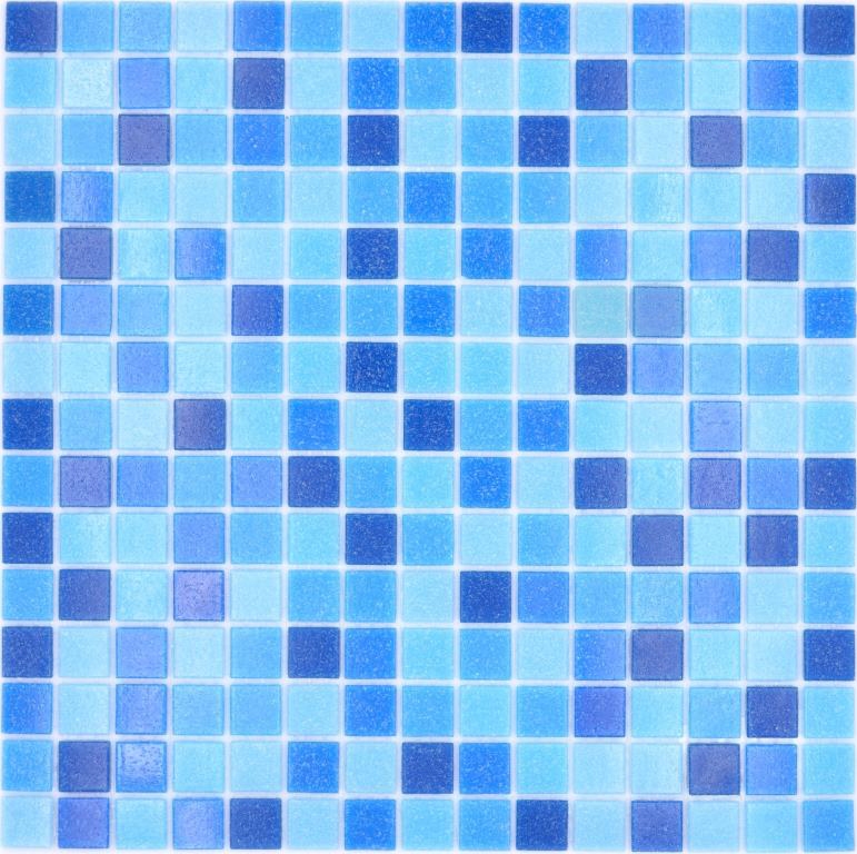 Mosaïque de verre Carreaux de mosaïque bleue Mosaïque de piscine MOS210-PA339