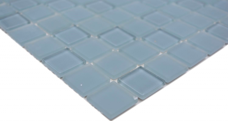 Carreau de mosaïque Mosaïque autocollante Crystal mix gris mat Carrelage cuisine MOS200-4C18