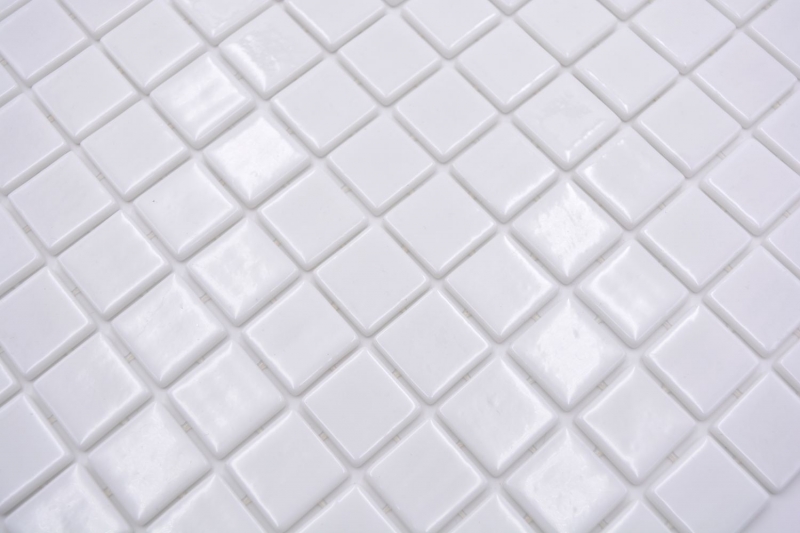 Carreau de mosaïque Mosaïque de piscine Mosaïque de piscine blanche Salle de bain Receveur de douche MOS220-100T