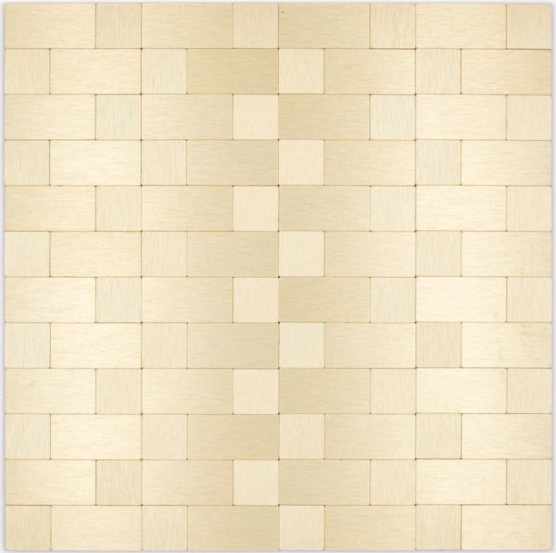 Carreaux de mosaïque Mosaïques autocollantes métal or cuisine salle de bains MOS200-4G87_f