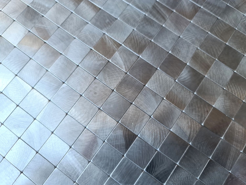 Carreaux de mosaïque Mosaïques autocollantes métalliques Miroir de carrelage mur cuisine MOS200-4M15_f