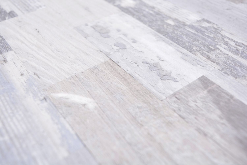 Carreaux de mosaïque Mosaïques autocollantes Alu imitation bois shabby chic gris Subway MOS200-4S49_f