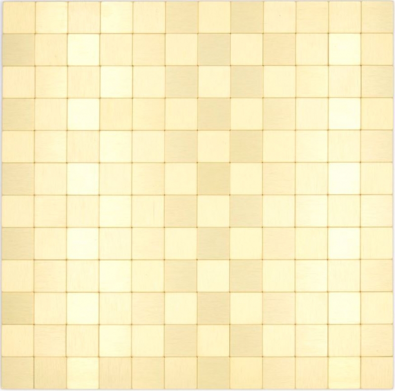 Motif main Carreau de mosaïque Mosaïque autocollante métal or cuisine mur salle de bain MOS200-4G25_m